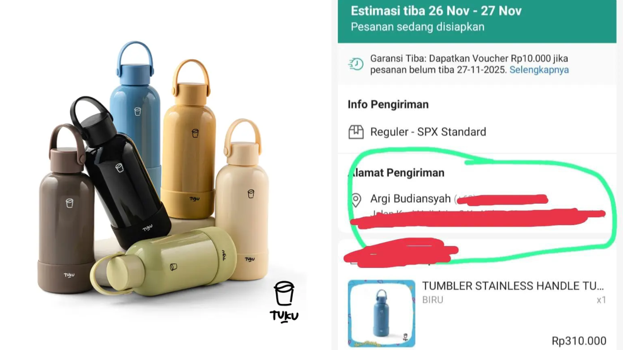 Harga Tumbler Tuku yang Bikin Petugas KRL Dipecat Imbas Penumpang Lalai
