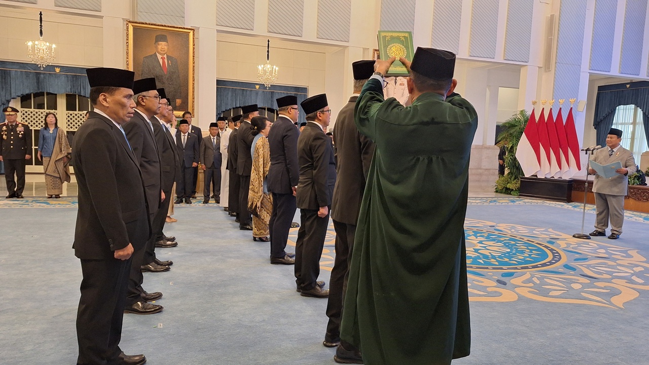 Daftar 10 Dubes dan 1 Wakil Dubes yang Dilantik Prabowo Hari Ini