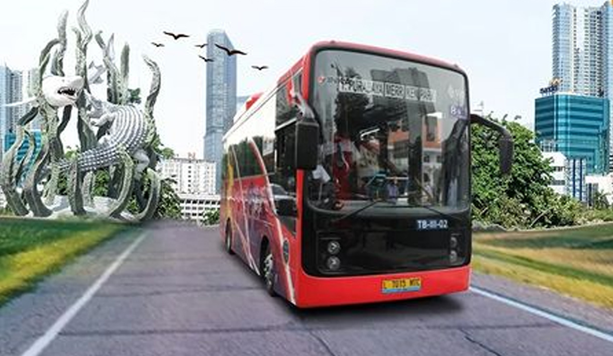 Bus Listrik Damri Mulai Beroperasi 25 Februari di Surabaya, Berikut Tarifnya