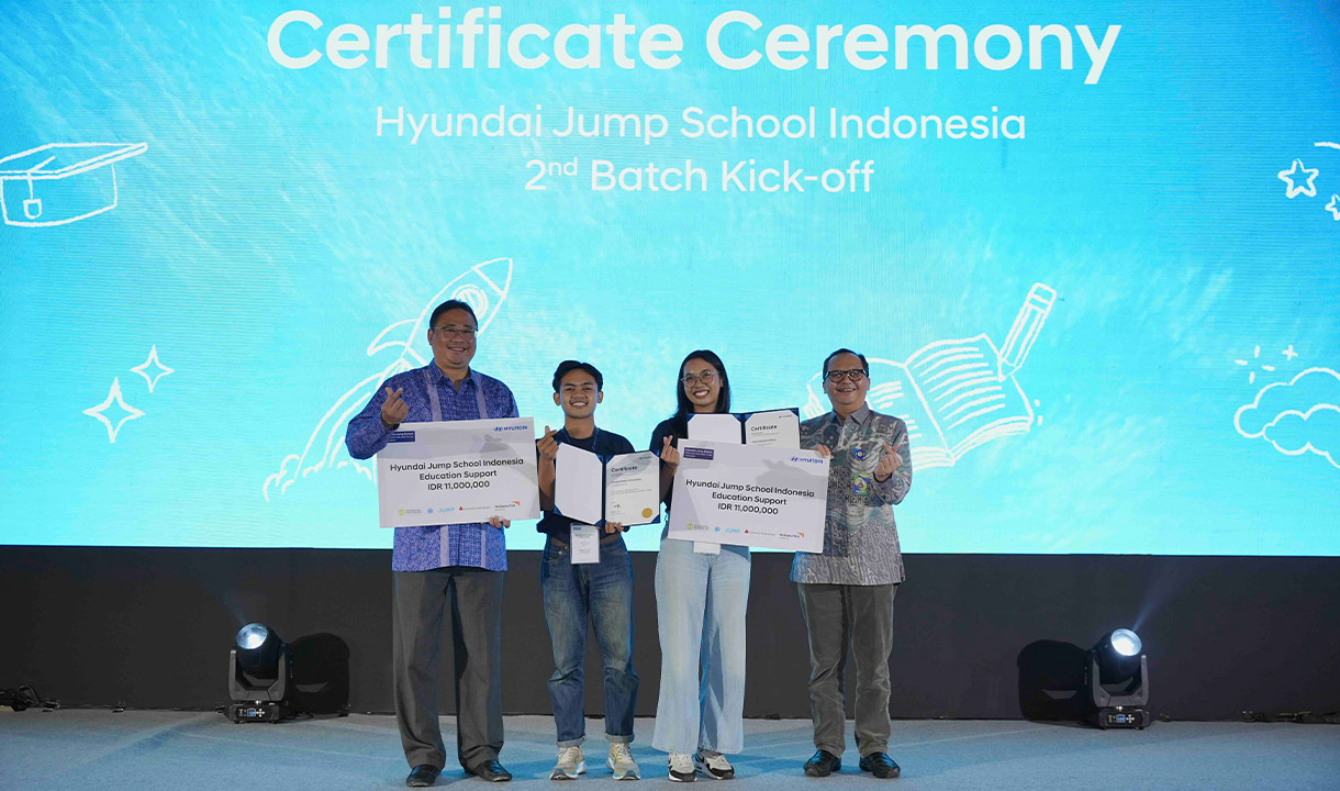 Buka Program Hyundai Jump School Batch 2, Perluas Kolaborasi dengan UI dan ITB Dukung Pendidikan Generasi Muda Indonesia