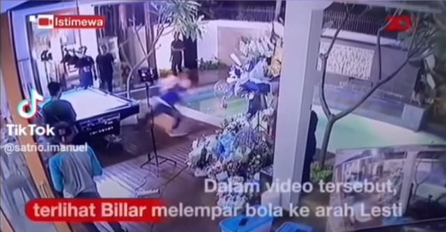 Ini Bukti Video Lesti Kejora Dilempar Bola Biliar oleh Rizky Billar, Netizen: Allah Masih Melindungi Lesti