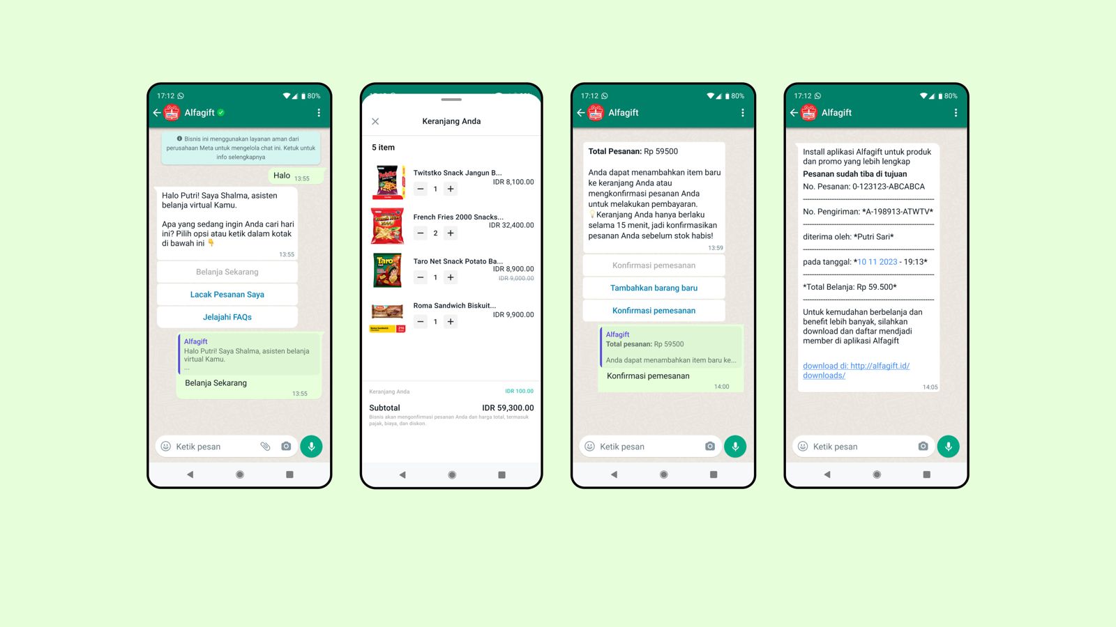 Katalog Alfamart Kini Ada di WhatsApp, Belanja Tinggal Chat Langsung Datang