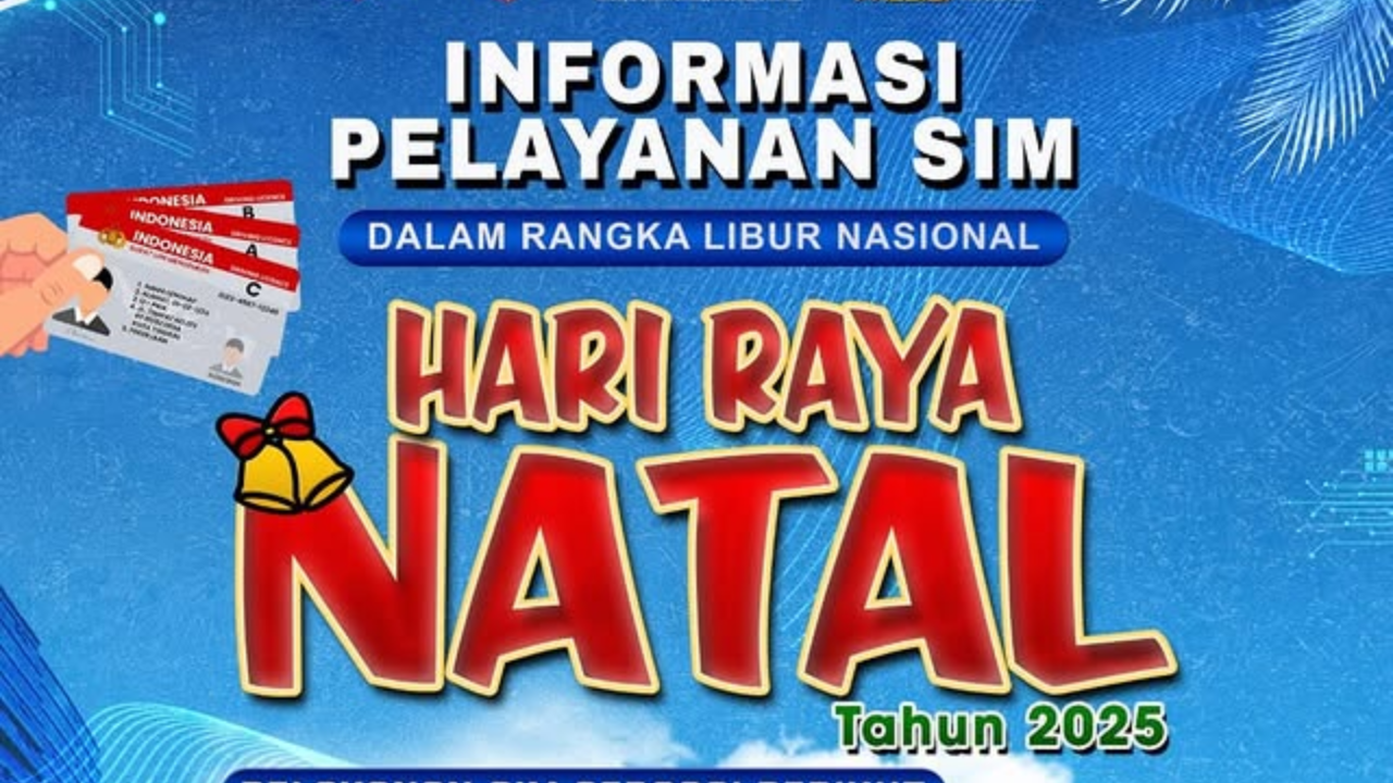 Pengumuman! Pelayanan SIM Keliling di Jakarta dan Sekitarnya Tutup selama Libur Natal 25-26 Desember 2025