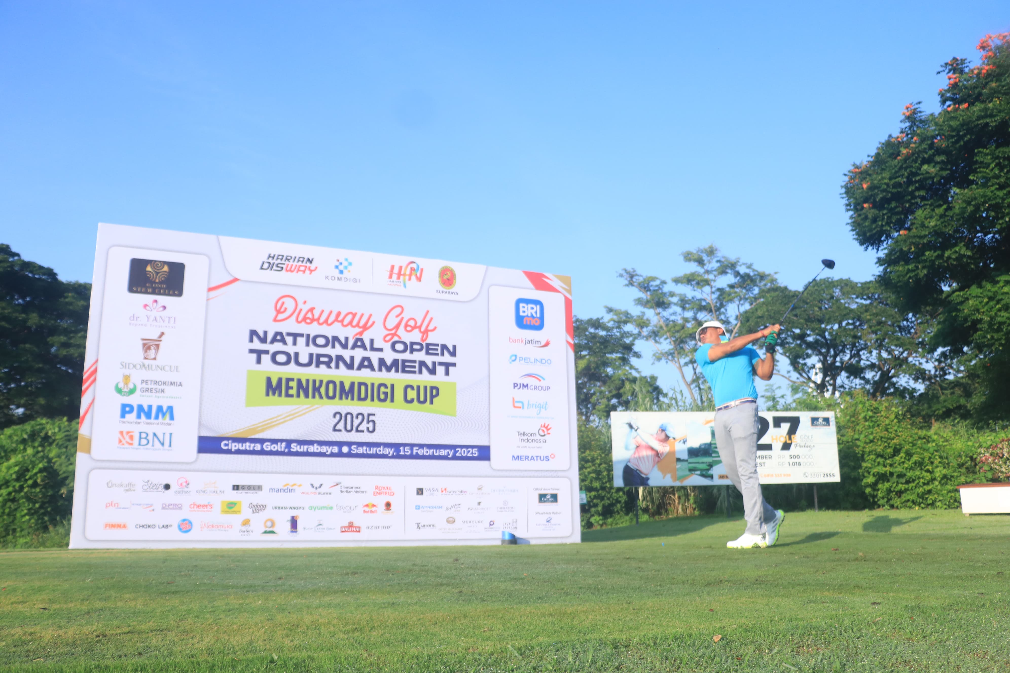 Surabaya Destinasi Golf Favorit, Disway Golf National Open Tournament Menkomdigi Cup 2025 Jadi Magnet Baru!