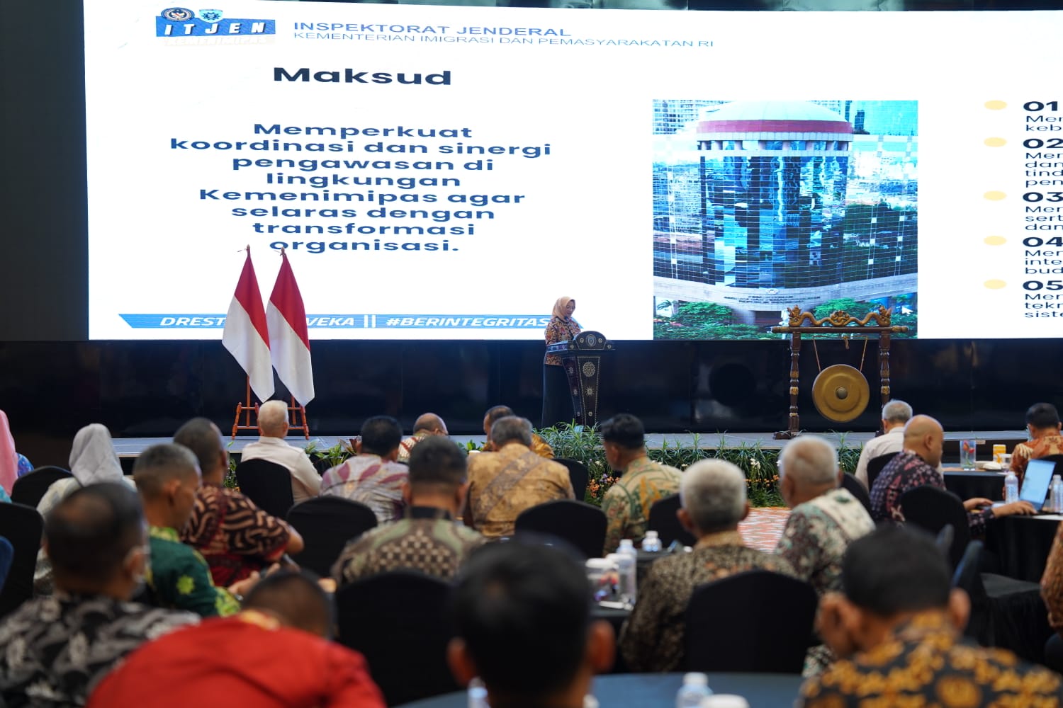 Itjen Kemenimipas Optimalkan Sinergi Pengawasan Melalui Model Tiga Lini