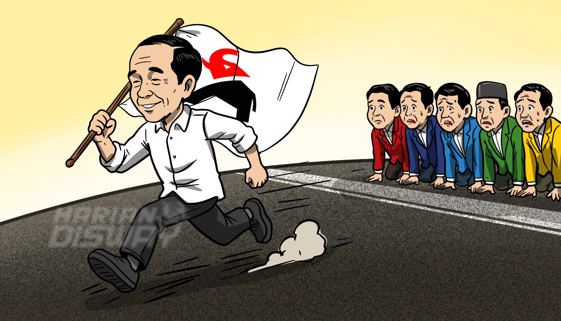 Jokowi Curi Start