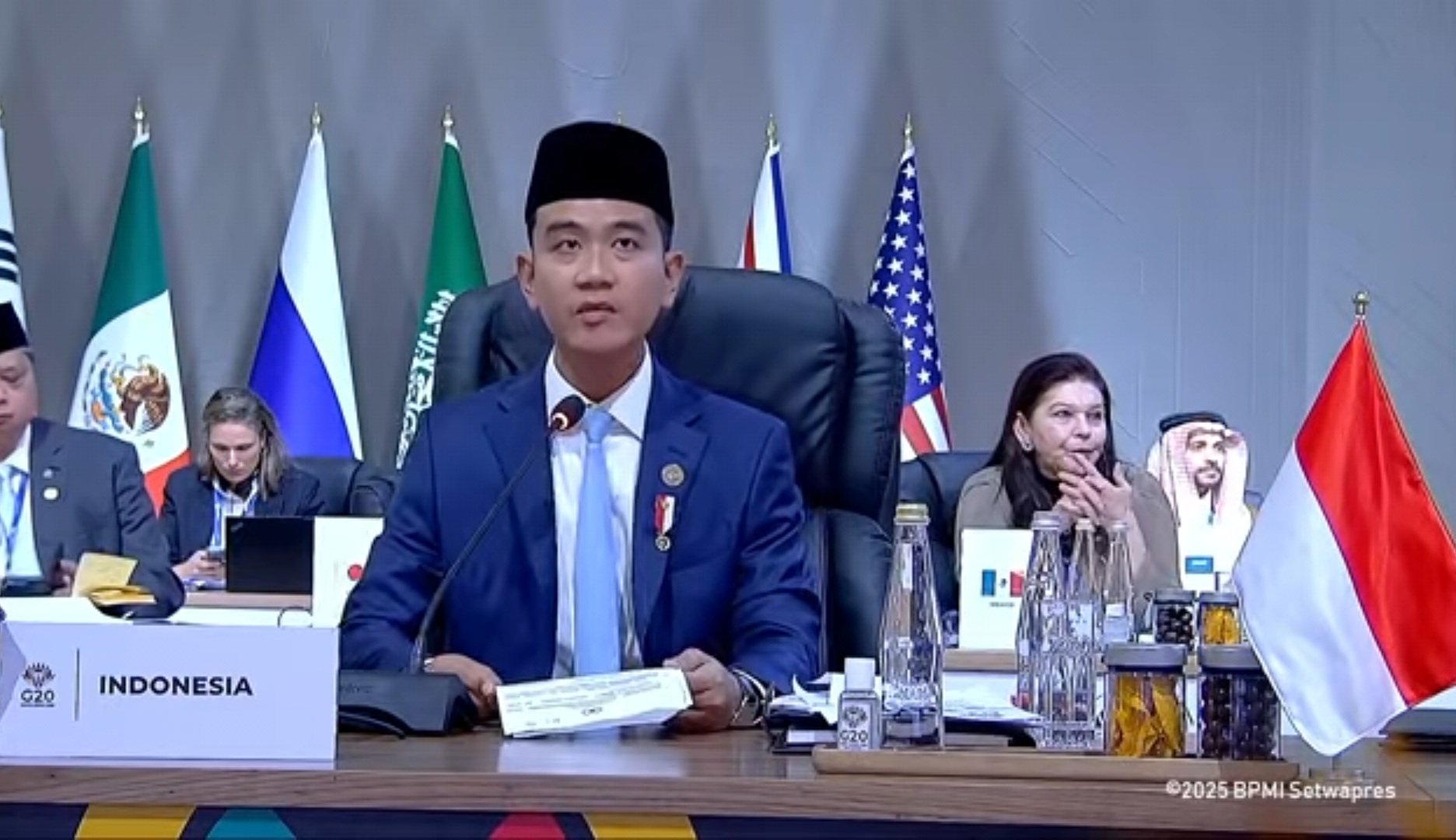 Gibran Soroti Konflik Gaza dan Isu Kemanusiaan di KTT G20 Johannesburg