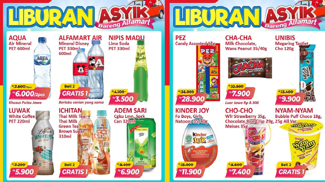 Katalog Promo Alfamart Pekan Ini 1-6 April 2025 Spesial Halal Bihalal, Ada Snack-Minuman Mulai Rp3 Ribuan