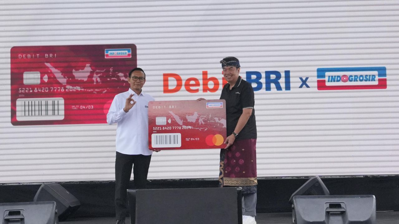 BRI dan Indogrosir Luncurkan Kartu Debit Co-Branding, Dorong Transaksi Digital UMKM