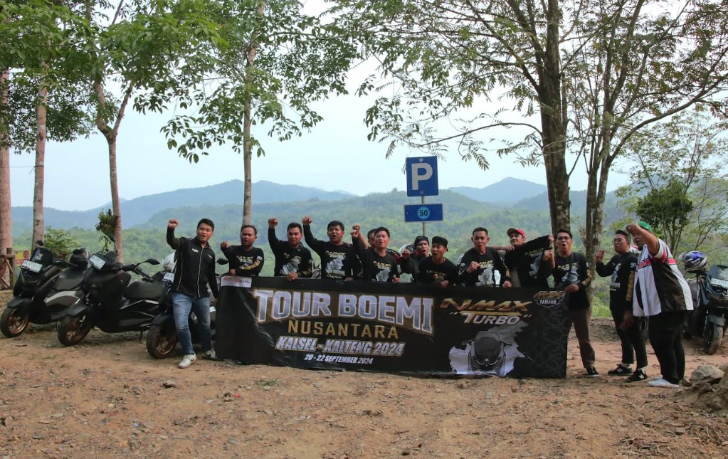 NMAX Tour Boemi Nusantara Etape Kalimantan Sukses Jelajahi Kota Seribu Sungai