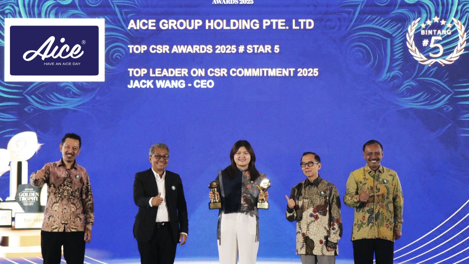 Aice Raih Penghargaan Bintang Lima di TOP CSR Awards, Rekam Jejak Lima Tahun Tak Diragukan