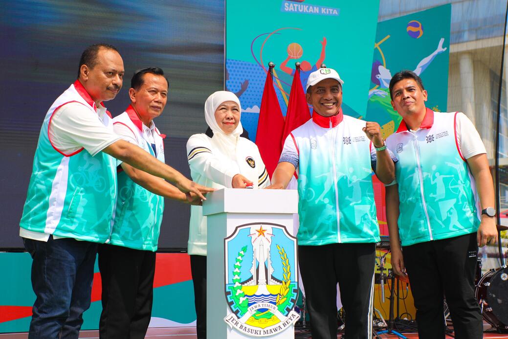 Jatim Sportiv Festival Haornas 2025 Pecahkan Rekor MURI, Pacu Semangat Prestasi Olahraga di Jawa Timur
