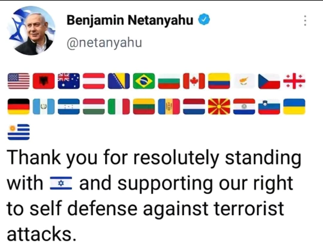 Viral! Dukungan India Tidak Dianggap Oleh Israel, Cuitan Benjamin Netanyahu Diserbu Netizen Prindavan