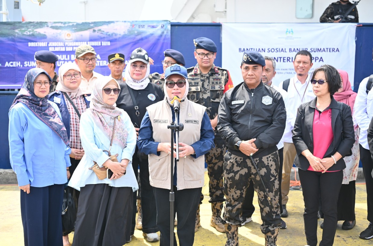 KKP Kerahkan 7 Kapal Patroli Bantuan Bencana Sumatera, KemenPPPA Prioritas Penanganan Ibu Hamil Jelang Melahirkan