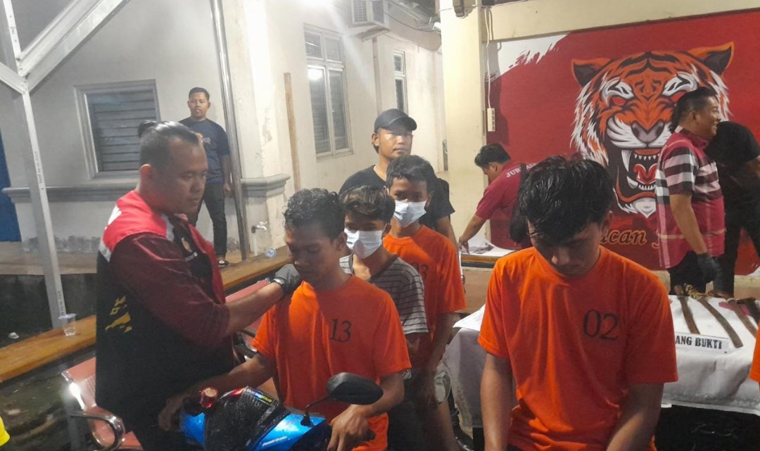 Usai Bacok Korban dan Ditangkap, Bos Genk Motor Jambi Ini Bilang Begini