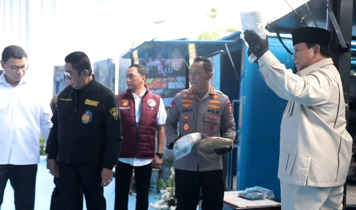 Setahun Prabowo, 214 Ton Narkoba Disita dan 65 Ribu Tersangka Ditangkap, Pengamat: Kepemimpinan Berdampak Langsung ke Publik