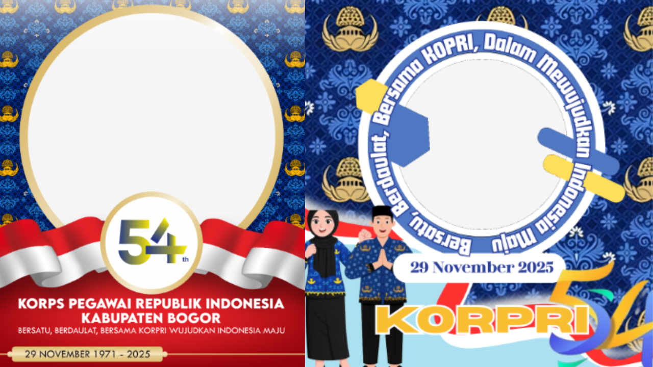 70 Link Twibbon HUT KORPRI 2025 Gratis Lengkap Ucapannya, ASN Jangan Lupa Share di Medsos!