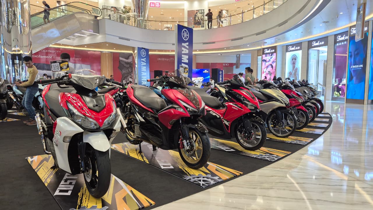 Skutik MAXI Yamaha Tampil Nyentrik, Semarang Jadi Kota Pertama CustoMaxi 2025   