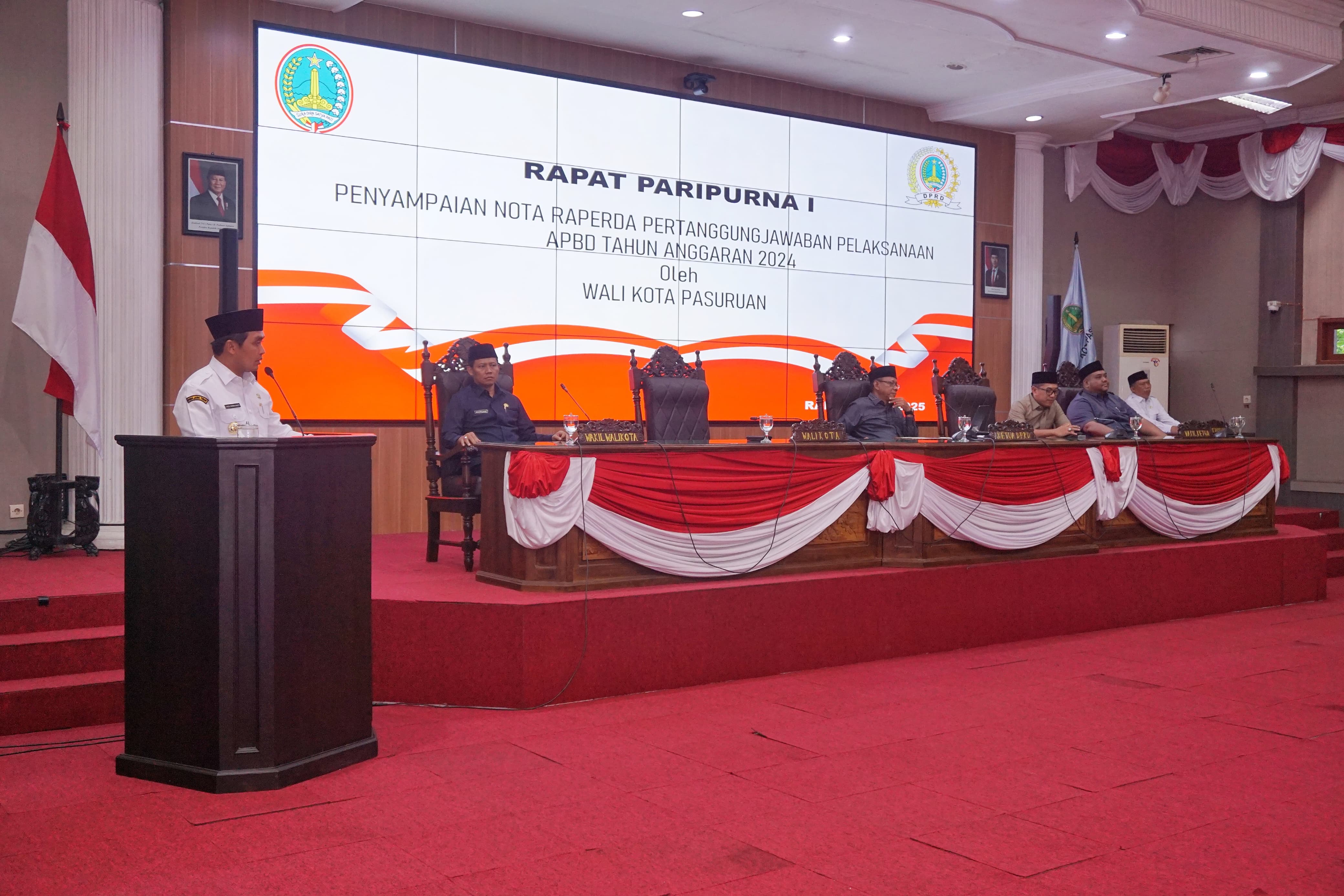 Paripurna Pertanggungjawaban APBD Tahun 2024 Kota Pasuruan 