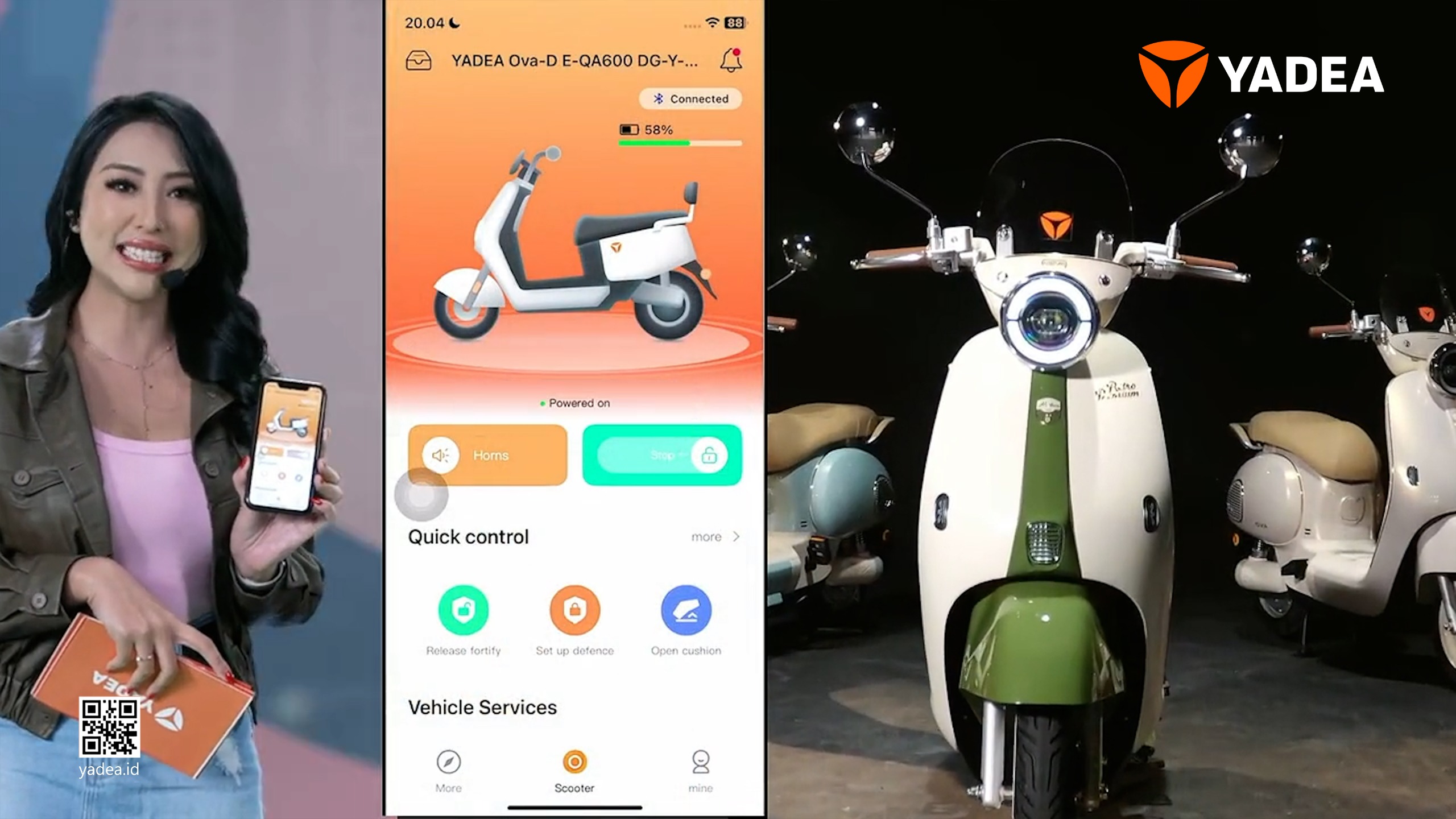 Resmi Meluncur Lewat Daring, Yadea OVA Langsung Curi Perhatian Publik