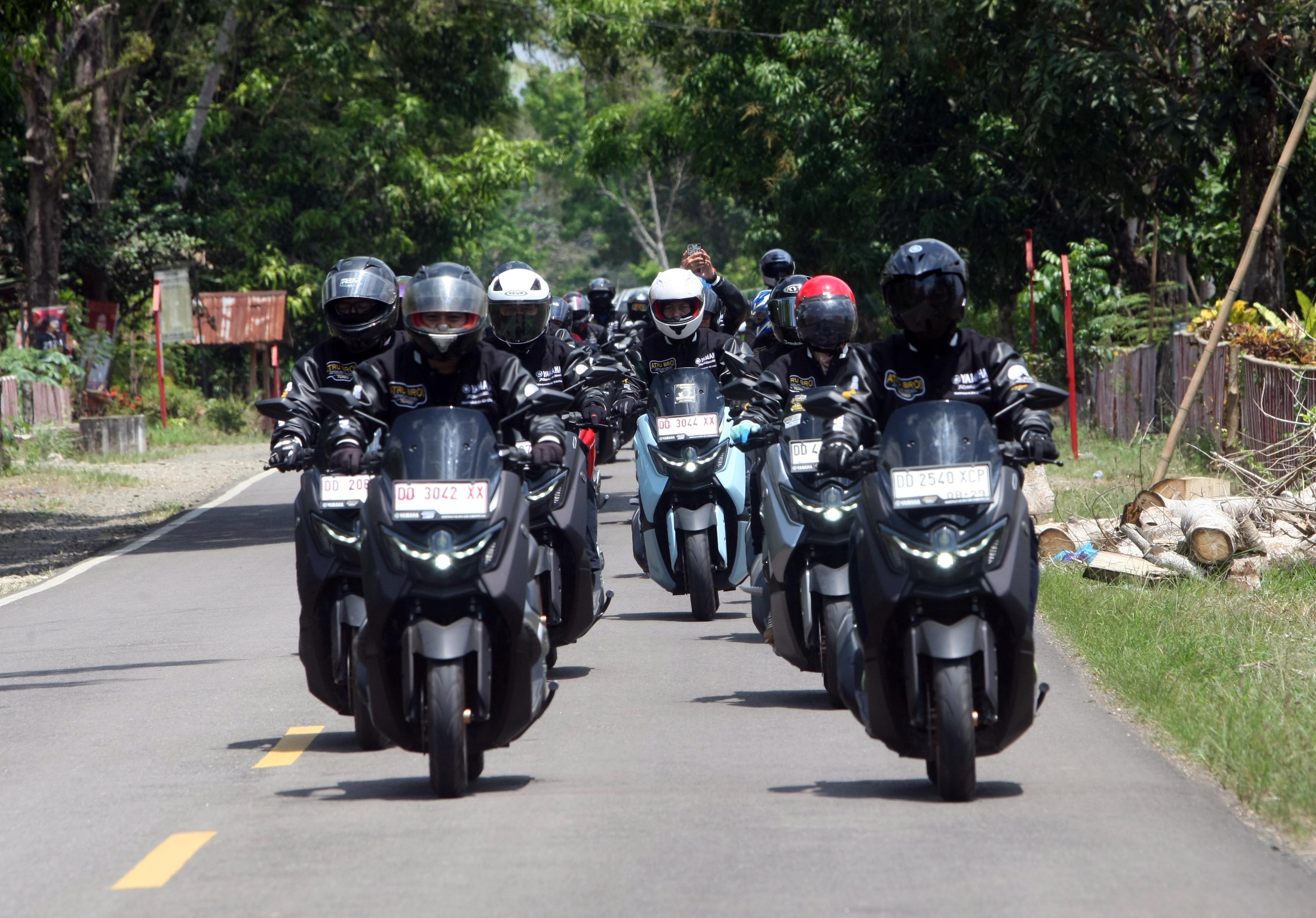 Sukses Tempuh Lebih dari 5.000 Km, NMAX Tour Boemi Nusantara Finish di Makassar