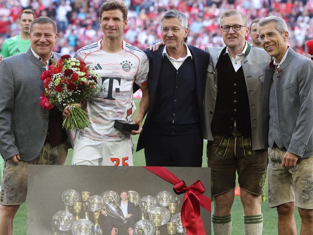 Bayern vs Monchengladbach 2-0: Perpisahan Manis untuk Thomas Muller di Allianz Arena
