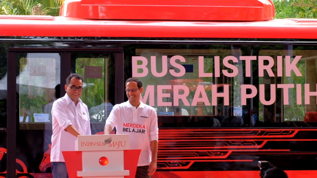 Bus Listrik Merah Putih INKA Diluncurkan di Ajang G20