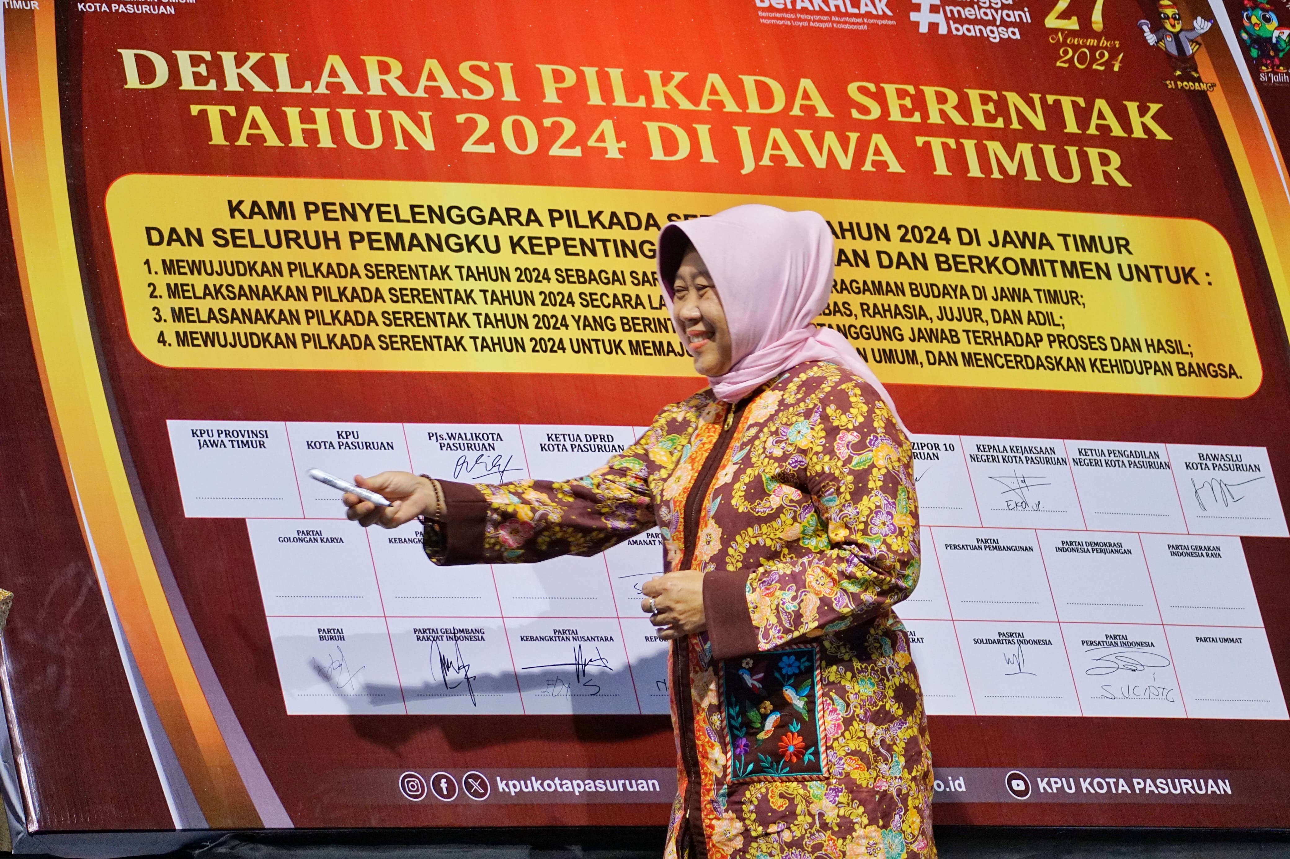 Pjs Wali Kota Pasuruan Mendukung Lahirnya Pemilih Cerdas di Pilkada 2024