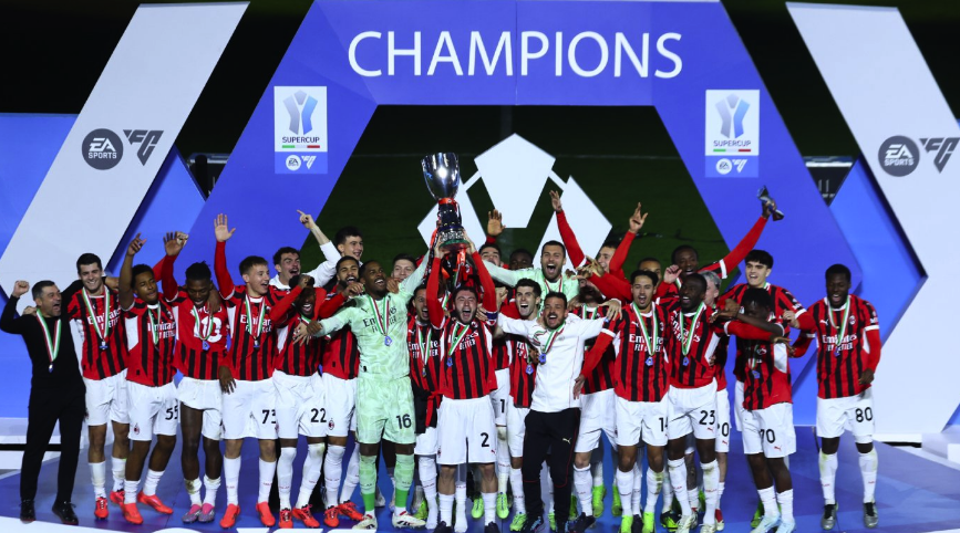 Inter vs Milan 2-3: Tammy Abraham Bawa Rossoneri Juara Supercoppa Italia!