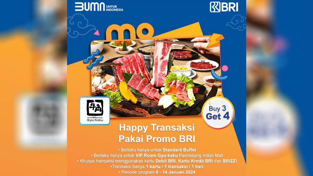 Makan Gyu-Kaku Makin Happy, Transaksi Pakai Promo BRI! 