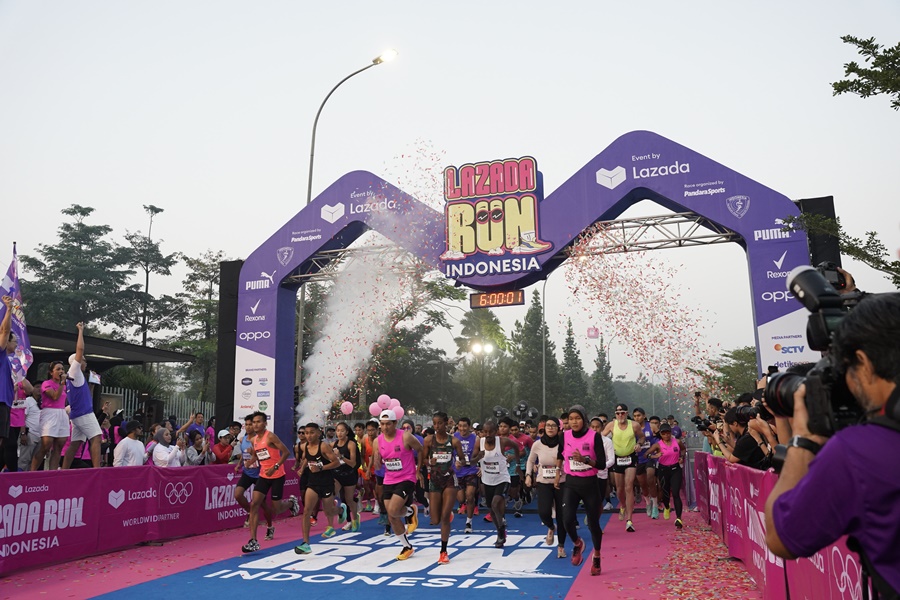 8000 Peserta Meriahkan Kompetisi Lari Se-Asia Tenggara, Lazada Run
