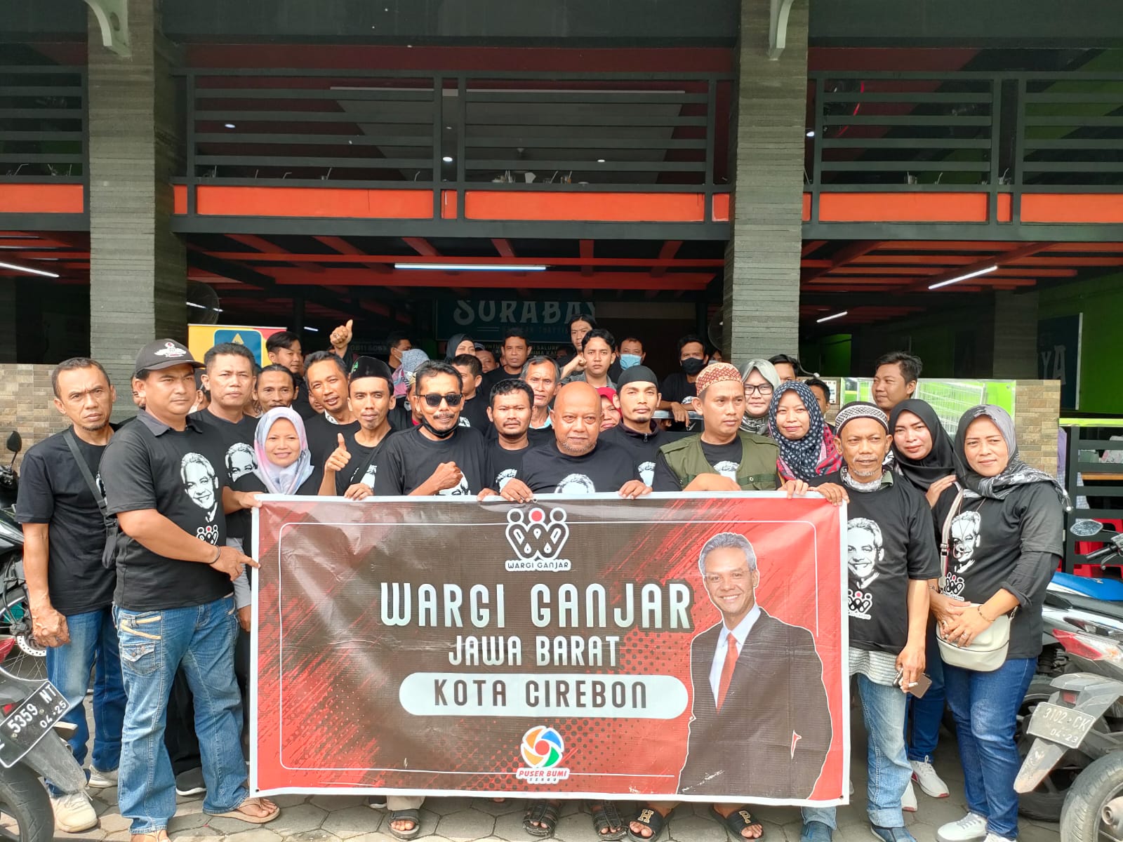 Relawan Wargi Ganjar di Kota Cirebon Deklarasikan Dukungan