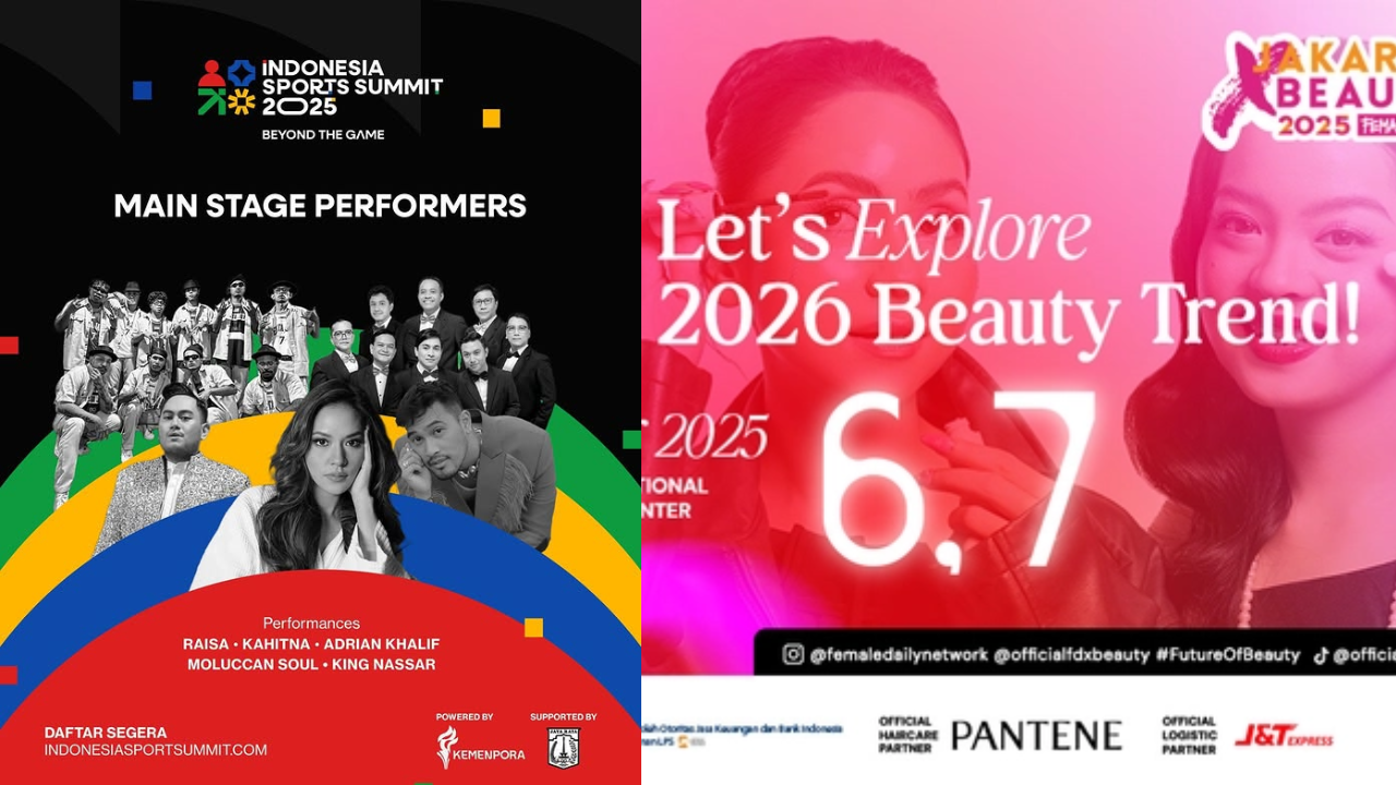 10 Event Jakarta Akhir Pekan 6-7 November 2025, Ada Konser Gratis Raisa hingga Pameran Kecantikan