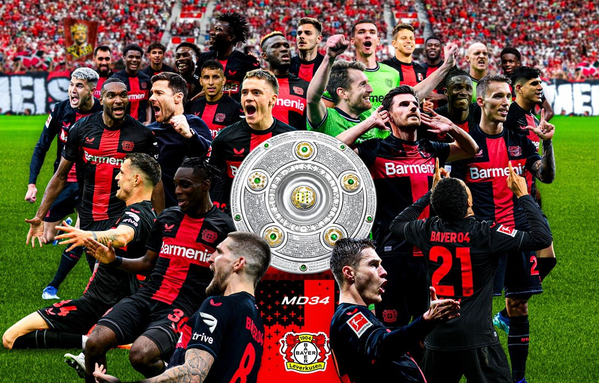 Bayer Leverkusen, Salah Satu 10 Klub Tak Terkalahkan dalam Sejarah Sepak Bola Eropa