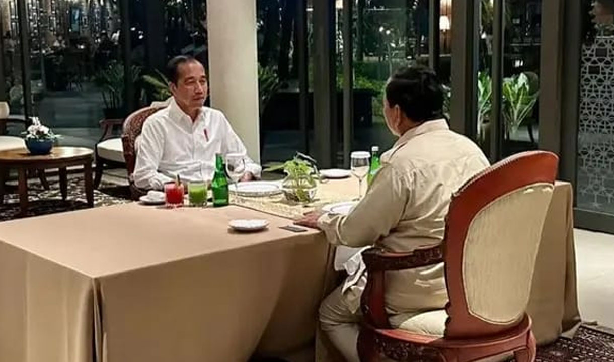 Isi Pembicaraan Jokowi dan Prabowo Saat Makan Malam Bersama Selama 2 Jam Lebih