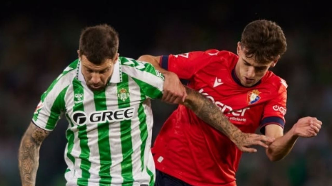 Real Betis vs Osasuna 1-1: Gol Telat Ante Budimir Akhiri Rekor Buruk Los Rojillos