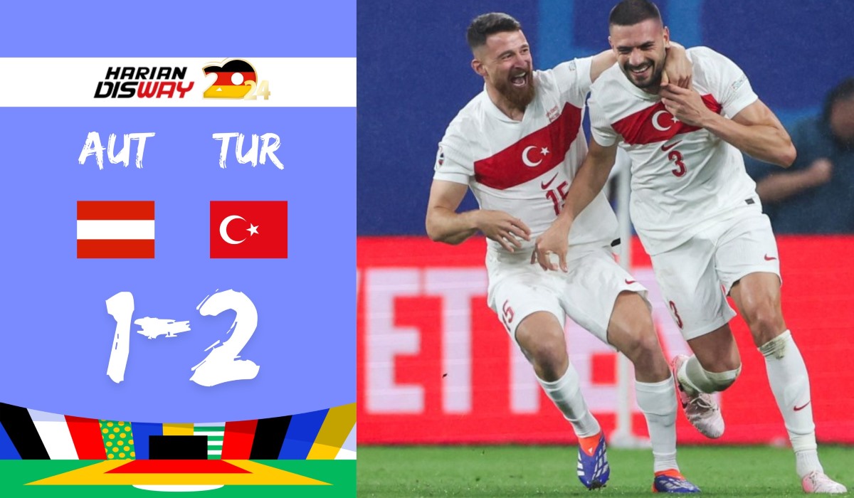 Austria vs Turkiye 1-2: Balas Dendam Manis Bawa Arda Guler dkk ke Perempat Final Euro 2024