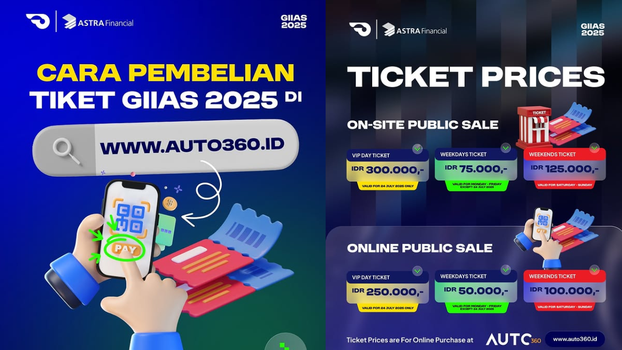 Link dan Cara Beli Tiket GIIAS 2025 Lewat Website dan Aplikasi, Harga Mulai Rp50 Ribu