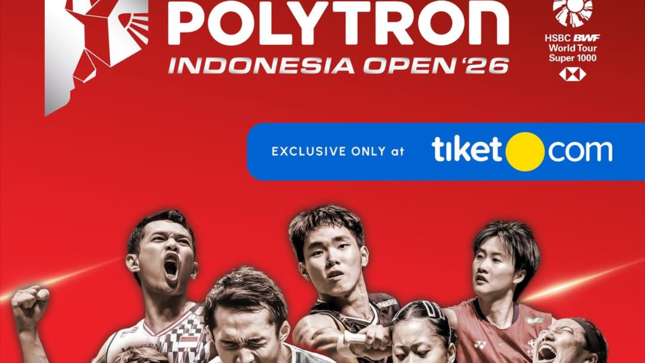 Link dan Cara Beli Tiket Indonesia Open 2026, Dibuka Hari Ini di Tiket.com Pukul 15.00 WIB