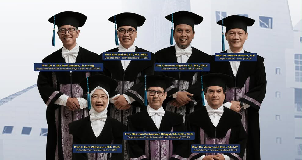 ITS Kukuhkan 7 Guru Besar Lagi, Rektor Minta Mereka Aktif Cari Dana Riset dari Luar Negeri