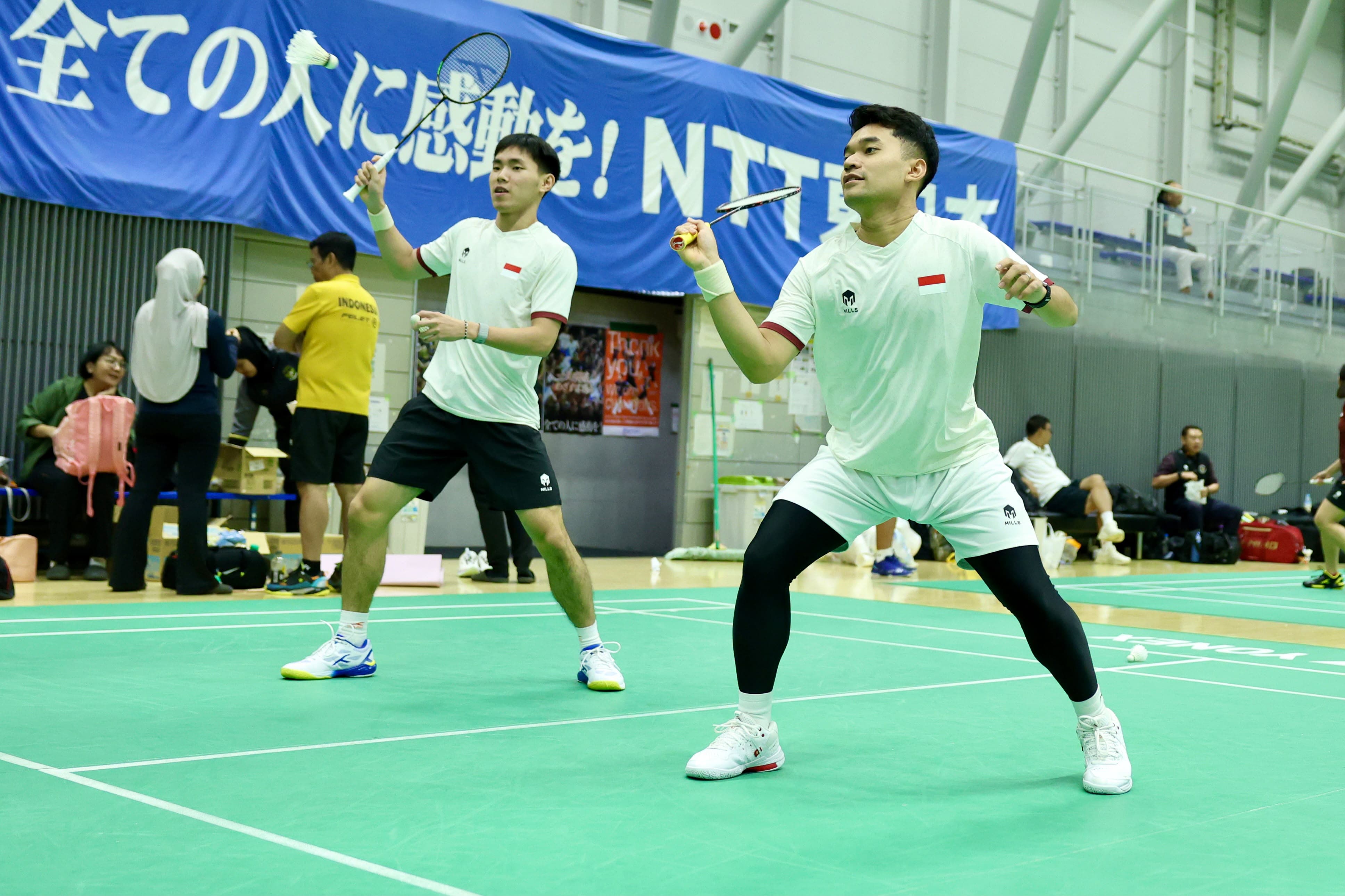 Jelang Asian Games 2026, Ganda Putra Indonesia Sparing dengan Klub Jepang