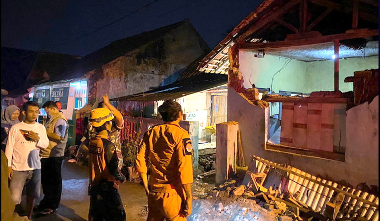 BNPB: 27 Rumah Rusak Akibat Gempa Garut M 6.2 