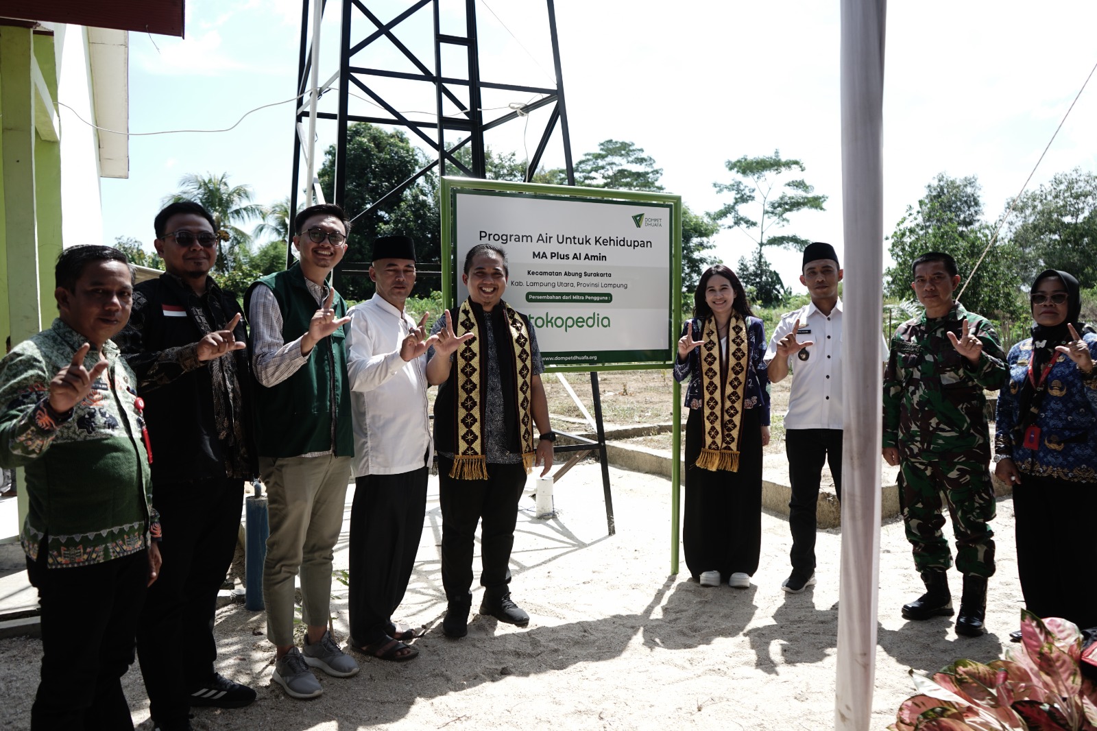 Tokopedia Gandeng Dompet Dhuafa, Atasi Krisis Air Bersih di Lampung