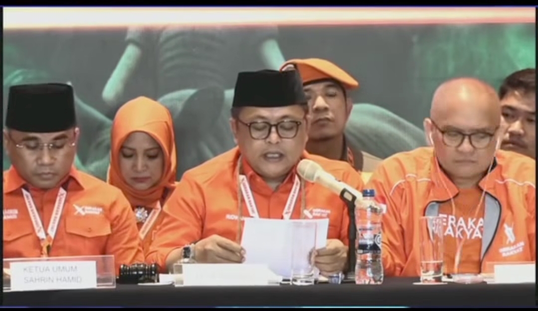 Partai Gerakan Rakyat Resmi Berubah Jadi Parpol, Diketuai Sahrin Hamid Eks Kader PAN