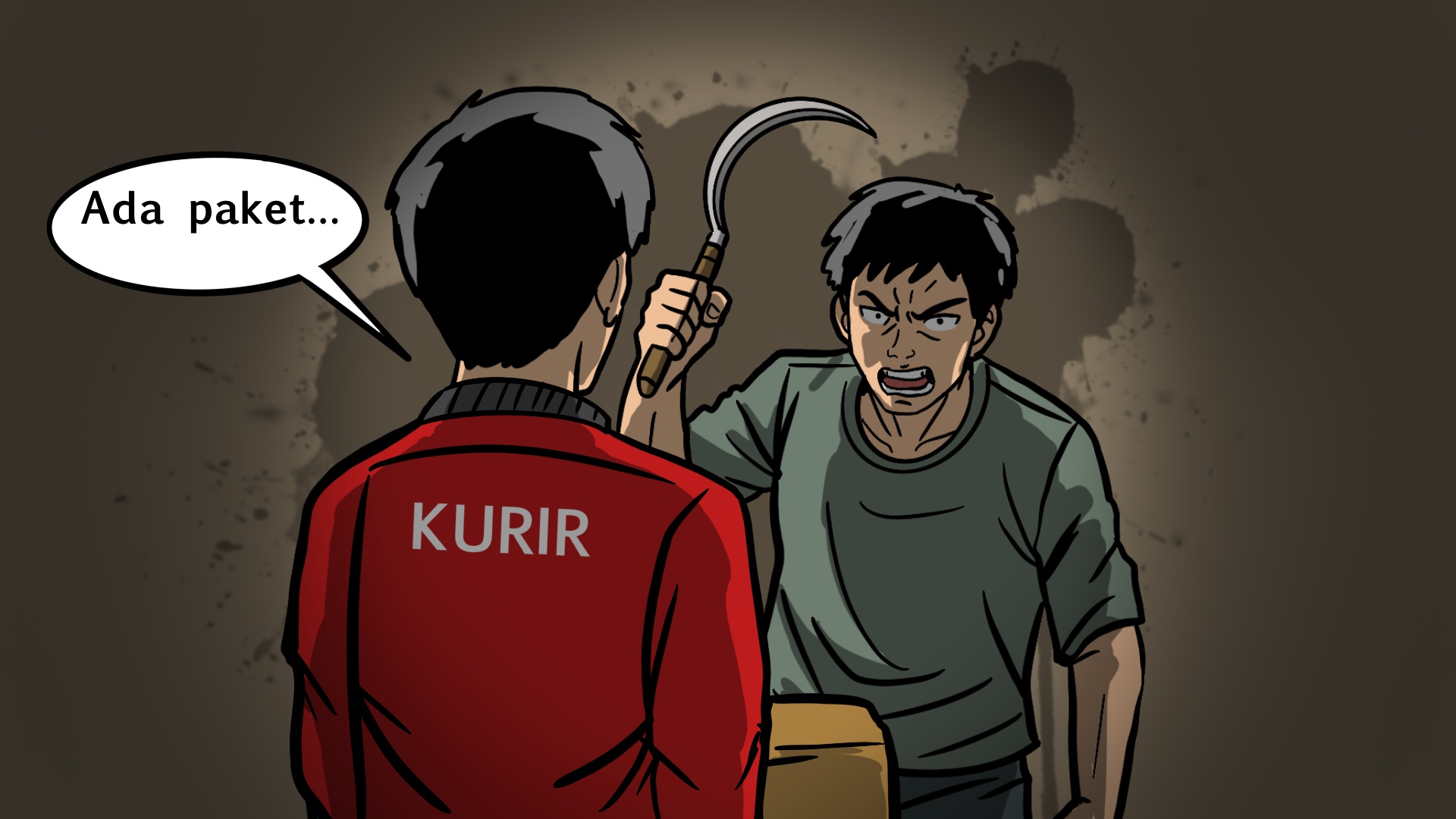 Kurir di Bekasi Dibacok gegara Sistem Bayar: Ada Paket… Bres… Bres…