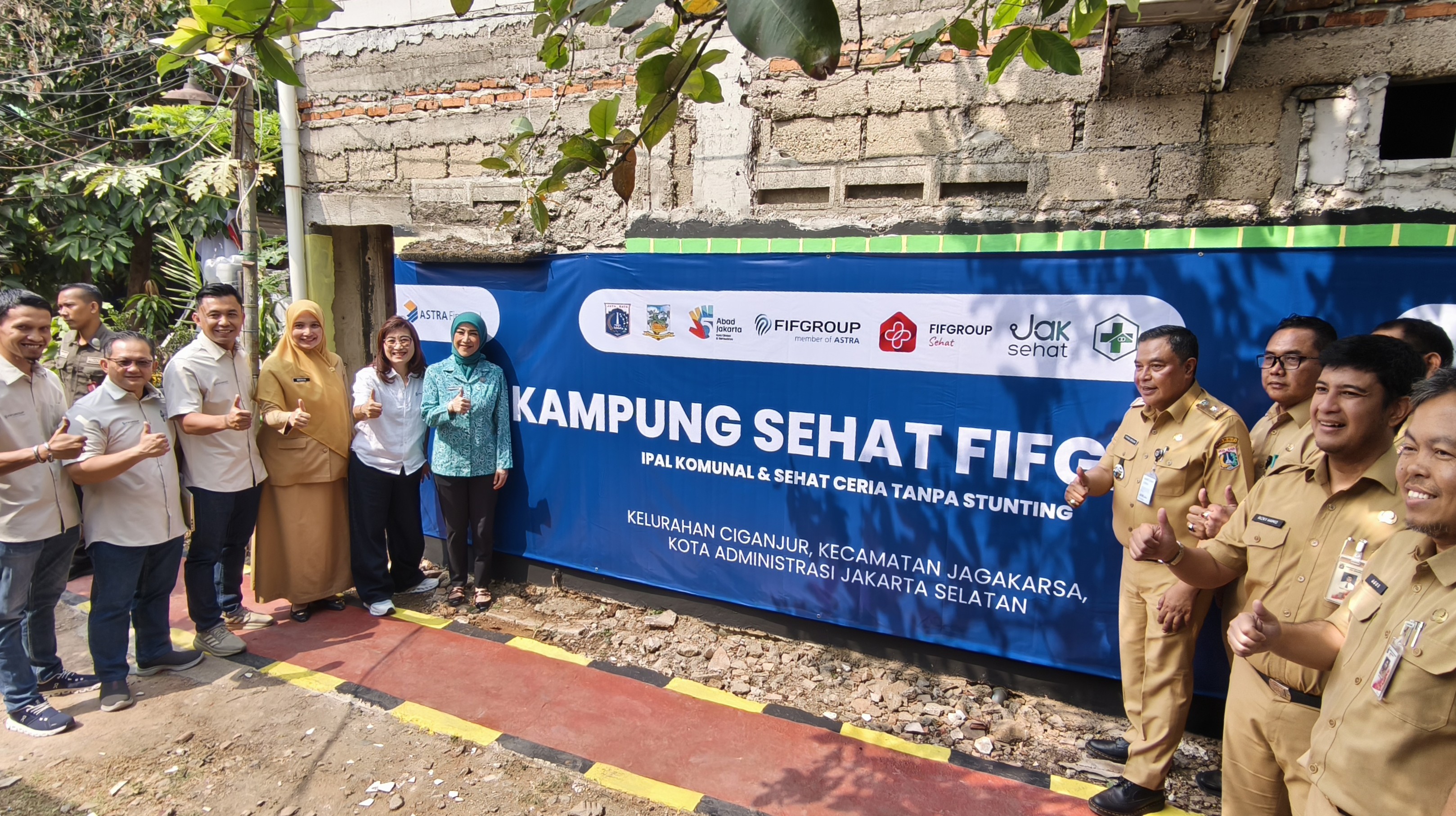 Wujudkan Kampung Sehat, FIFGROUP Fokus pada Sanitasi Layak dan Pencegahan Stunting