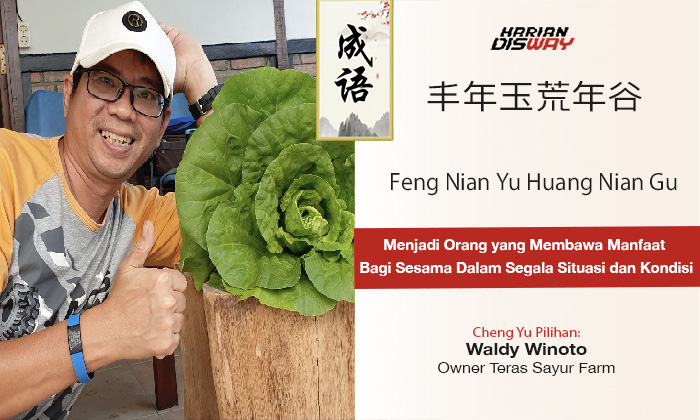 Cheng Yu Pilihan Owner Teras Sayur Farm Waldy Winoto: Feng Nian Yu Huang Nian Gu