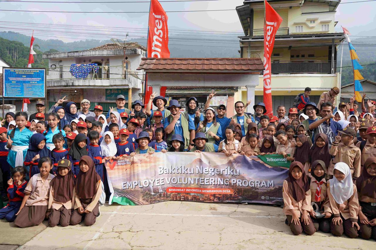 Program Baktiku Negeriku 2026, Telkomsel Perkuat Pemberdayaan Desa Berbasis Kolaborasi Karyawan
