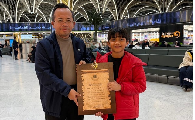 M Zian Fahrezi Asal Bima NTB Raih Juara I MTQ Internasional di Irak