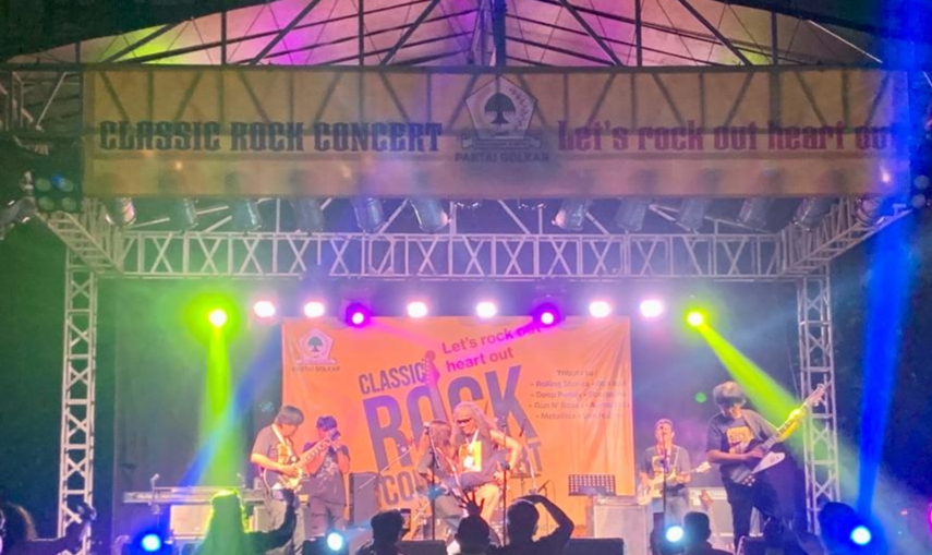 Gelar Classic Rock Concert, Golkar DKI Jakarta Ikut Bangkitkan Kembali Musik Indonesia